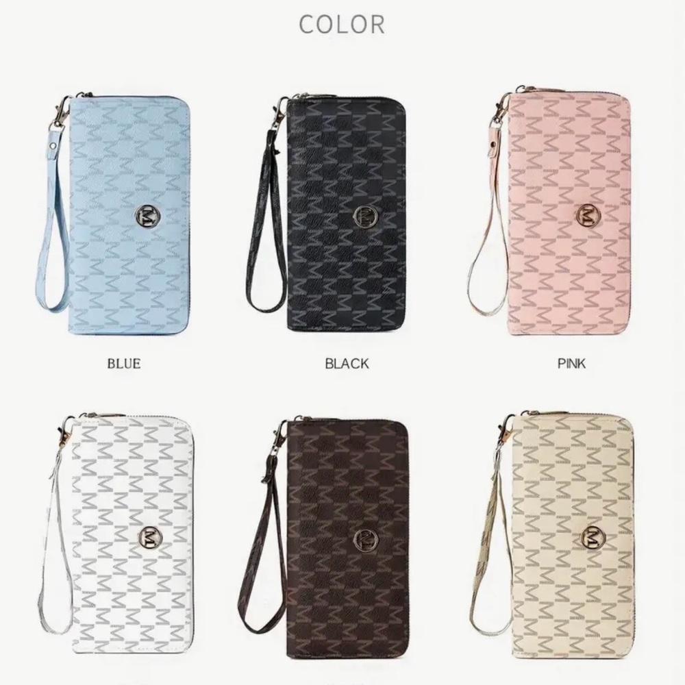 🛍️ 3 for $10 🛍️ New Khaki Wristlet Wallet Coin Cell Phone Case Purse - Picture 3 of 5